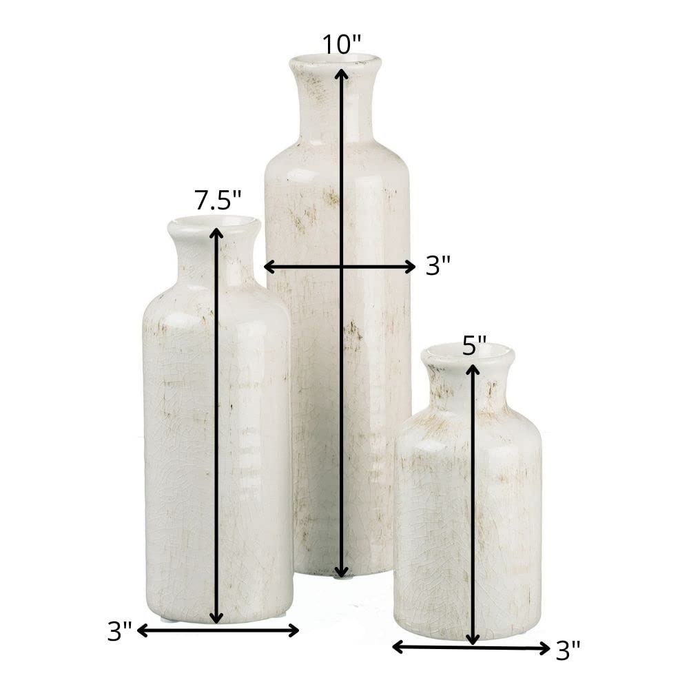 Ensemble de vases en céramique blanche, décoration de ferme